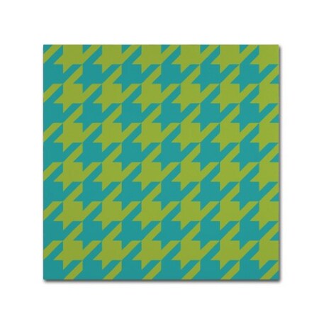 Color Bakery 'Houndstooth I' Canvas Art,35x35